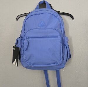 Adidas Periwinkle Blue Weekender Nylon Backpack NEW School Bag Travel Packable